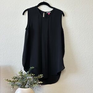 Vince Camuto Center Pleat Sleeveless Blouse